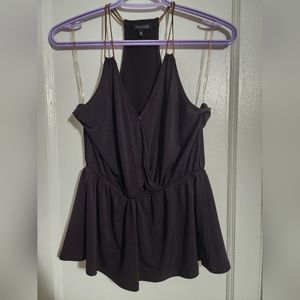 Dynamite top, gold colored chain straps, like new